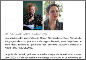 Elections COMUE Normandie ! Assemblée Générale | lundi 3 juin | 12h30